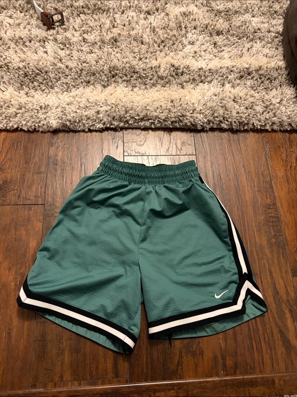 Nike Teal Shorts with Black & White Side Trim